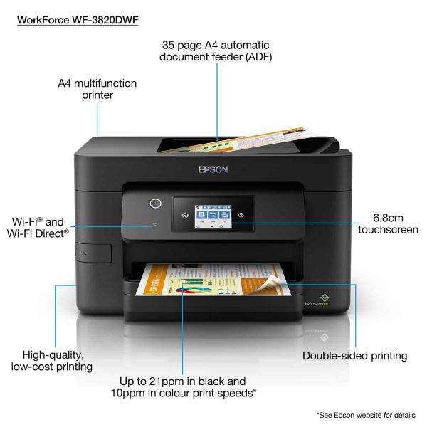 Epson WorkForce Pro WF-3820DWF (C11CJ07403)