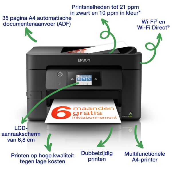 Epson WorkForce Pro WF-3820DWF (C11CJ07403) Epson WorkForce Pro WF-3820DWF (C11CJ07403)