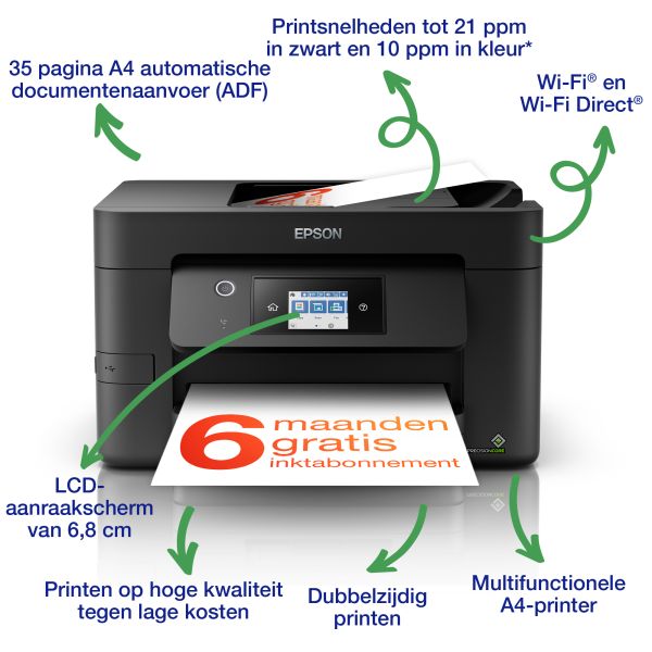 Epson WorkForce Pro WF-3825DWF (C11CJ07404) Epson WorkForce Pro WF-3825DWF (C11CJ07404)