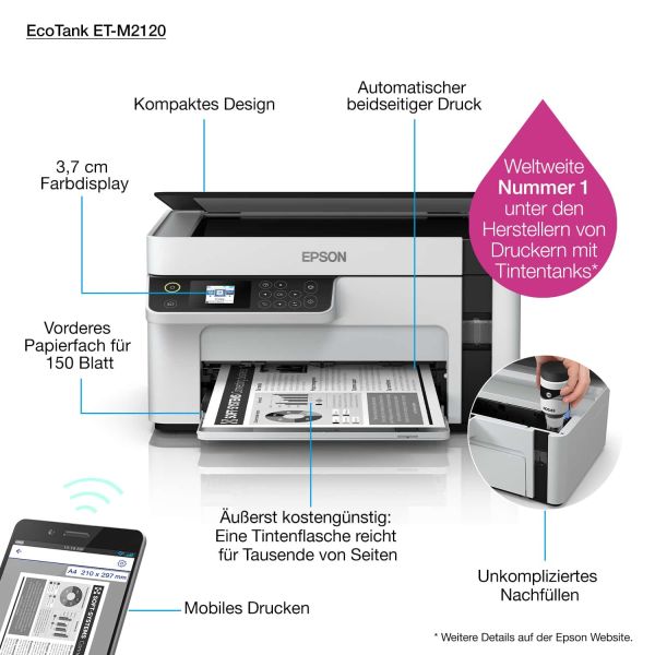 Epson EcoTank ET-M2120 (C11CJ18401)