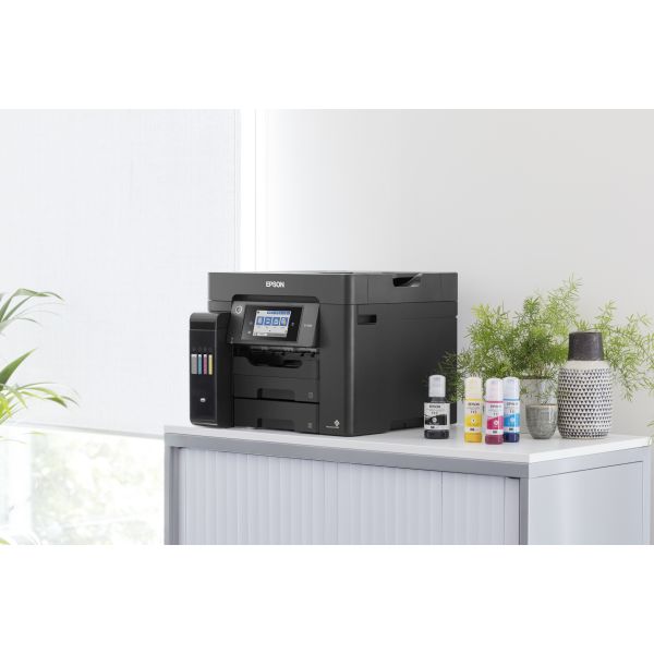 Epson EcoTank ET-5850 A4 multifunctionele Wi-Fi-printer met inkttank en fax (C11CJ29401) Epson EcoTank ET-5850 A4 multifunctionele Wi-Fi-printer met inkttank en fax (C11CJ29401)