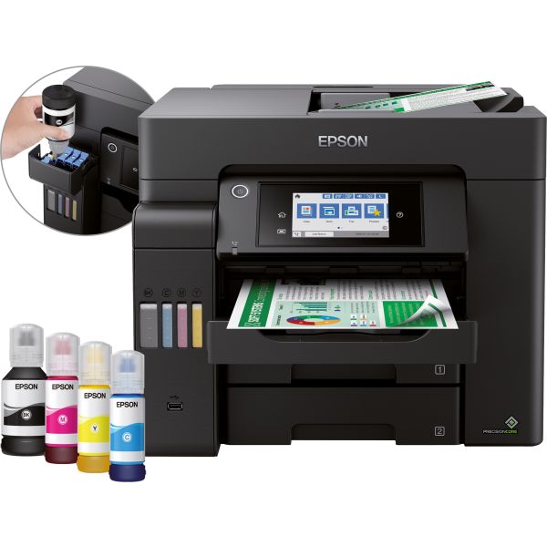 Epson EcoTank ET-5800 A4 multifunctionele Wi-Fi-printer met inkttank en fax (C11CJ30401)
