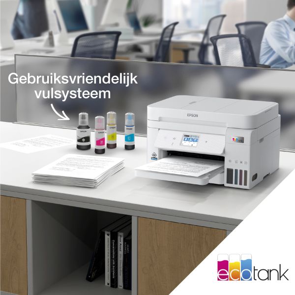 Epson EcoTank ET-4856 A4 multifunctionele Wi-Fi-printer met inkttank, inclusief tot 3 jaar inkt (C11CJ60407)