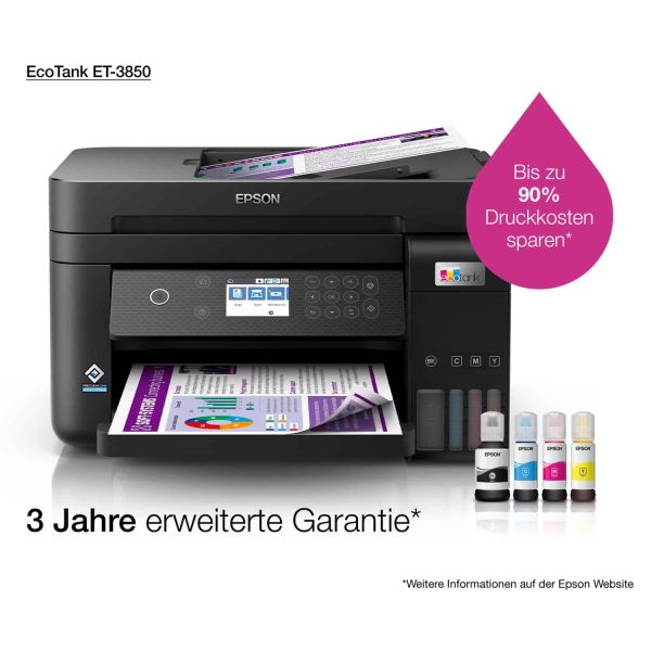 Epson EcoTank ET-3850 (C11CJ61402)