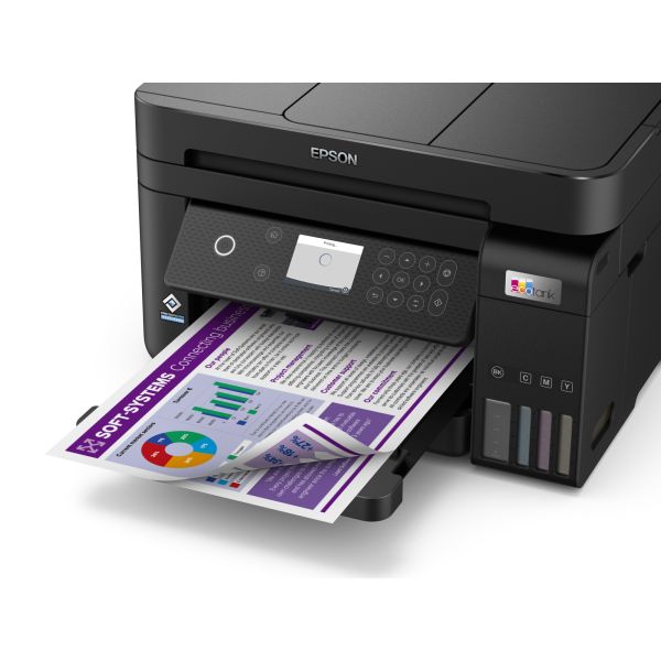 Epson EcoTank ET-3850 A4 multifunctionele Wi-Fi-printer met inkttank, inclusief tot 3 jaar inkt (C11CJ61402) Epson EcoTank ET-3850 A4 multifunctionele Wi-Fi-printer met inkttank, inclusief tot 3 jaar inkt (C11CJ61402)