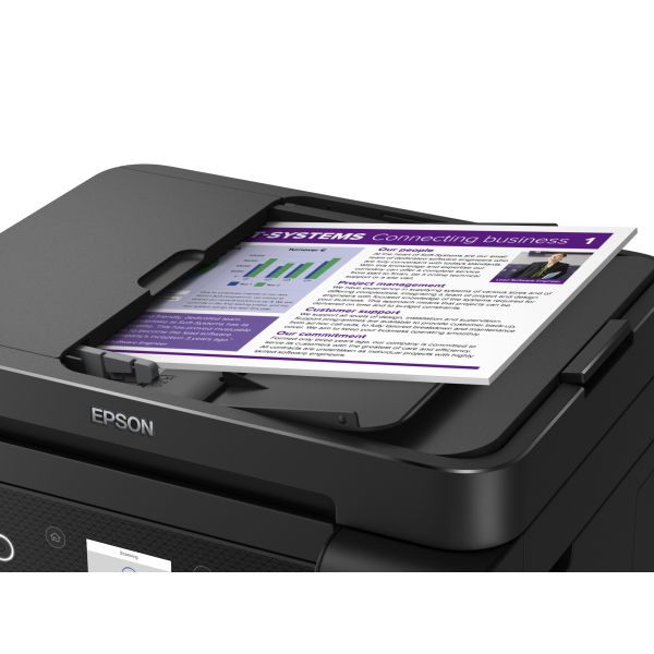 Epson EcoTank ET-3850 A4 multifunctionele Wi-Fi-printer met inkttank, inclusief tot 3 jaar inkt (C11CJ61402)
