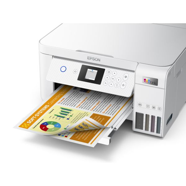 Epson EcoTank ET-2856 A4 multifunctionele Wi-Fi-printer met inkttank, inclusief tot 3 jaar inkt (C11CJ63406) Epson EcoTank ET-2856 A4 multifunctionele Wi-Fi-printer met inkttank, inclusief tot 3 jaar inkt (C11CJ63406)
