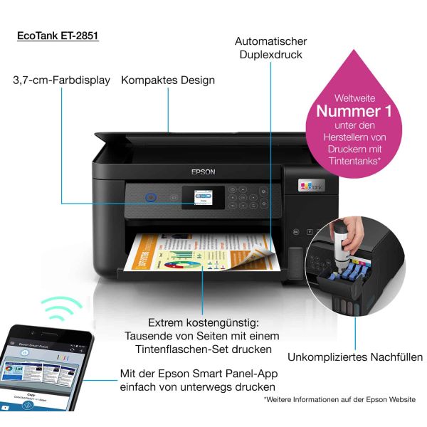 Epson EcoTank ET-2851 (C11CJ63407)