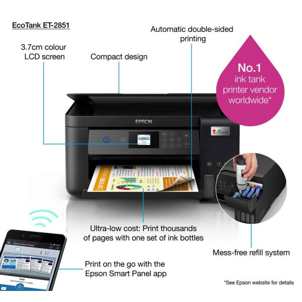 Epson EcoTank ET-2851 (C11CJ63407)