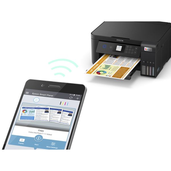 Epson EcoTank ET-2851 A4 multifunctionele Wi-Fi-printer met inkttank, inclusief tot 3 jaar inkt (C11CJ63407) Epson EcoTank ET-2851 A4 multifunctionele Wi-Fi-printer met inkttank, inclusief tot 3 jaar inkt (C11CJ63407)