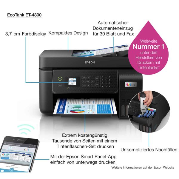 Epson EcoTank ET-4800 (C11CJ65402)