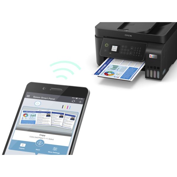 Epson EcoTank ET-4800 A4 multifunctionele Wi-Fi-printer met inkttank, inclusief tot 3 jaar inkt (C11CJ65402) Epson EcoTank ET-4800 A4 multifunctionele Wi-Fi-printer met inkttank, inclusief tot 3 jaar inkt (C11CJ65402)