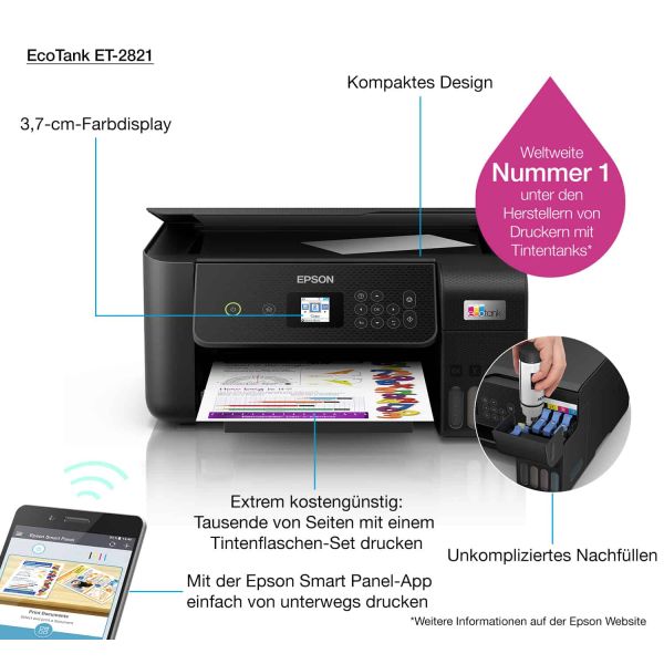 Epson EcoTank ET-2821 (C11CJ66405)