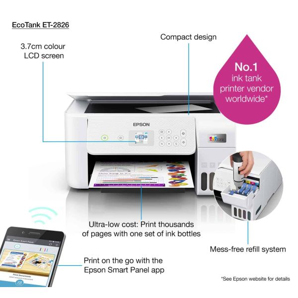 Epson EcoTank ET-2826 (C11CJ66406)
