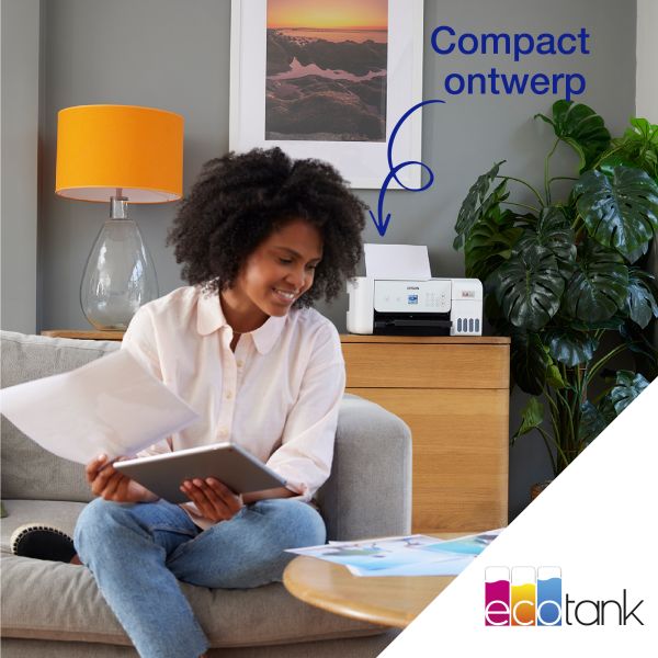 Epson EcoTank ET-2826 A4 multifunctionele Wi-Fi-printer met inkttank, inclusief tot 3 jaar inkt (C11CJ66406) Epson EcoTank ET-2826 A4 multifunctionele Wi-Fi-printer met inkttank, inclusief tot 3 jaar inkt (C11CJ66406)