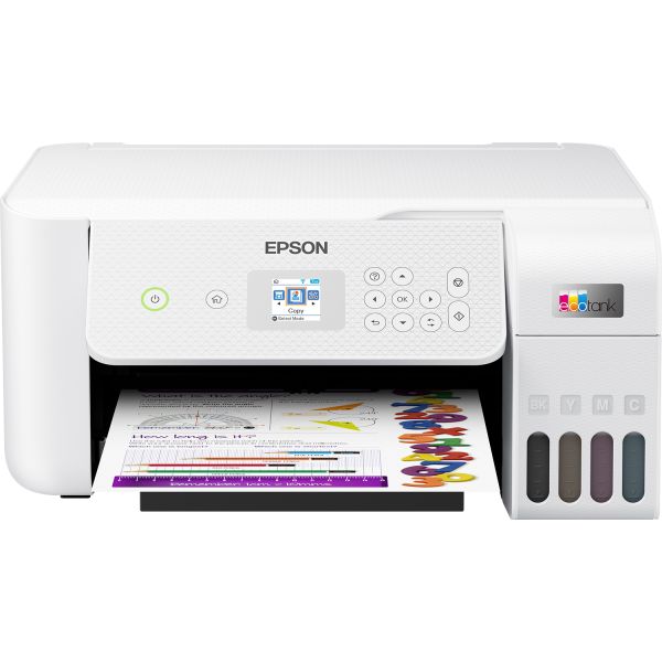 Epson EcoTank ET-2826 A4 multifunctionele Wi-Fi-printer met inkttank, inclusief tot 3 jaar inkt (C11CJ66406)