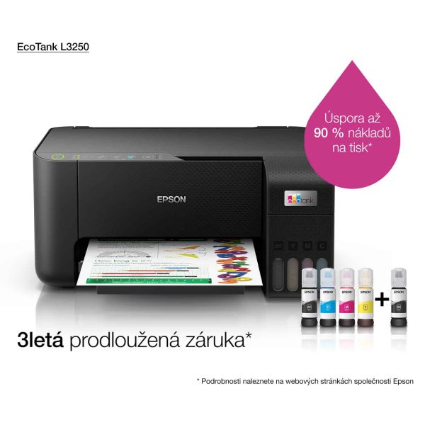 Epson L3250 Inkjet A4 5760 x 1440 DPI 33 ppm Wifi (C11CJ67405)