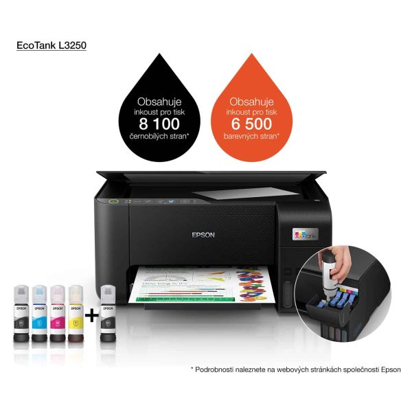 Epson L3250 Inkjet A4 5760 x 1440 DPI 33 ppm Wifi (C11CJ67405)