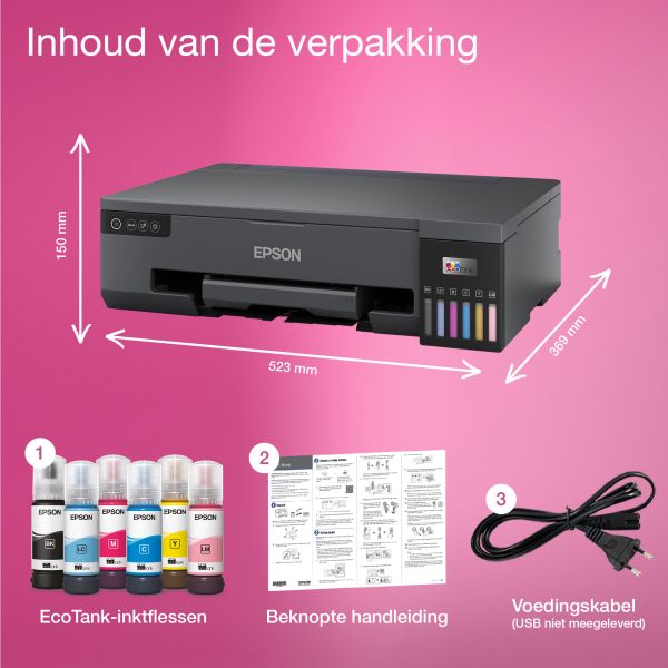 Epson EcoTank ET-18100 A3+ Wi-Fi-fotoprinter met inkttank (C11CK38401) Epson EcoTank ET-18100 A3+ Wi-Fi-fotoprinter met inkttank (C11CK38401)