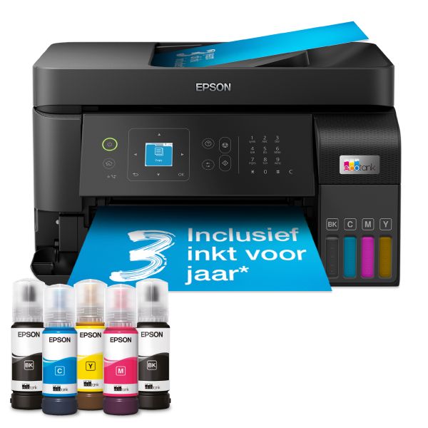 Epson EcoTank ET-4810 A4 multifunctionele Wi-Fi-printer met inkttank, inclusief tot 3 jaar inkt (C11CK57402)