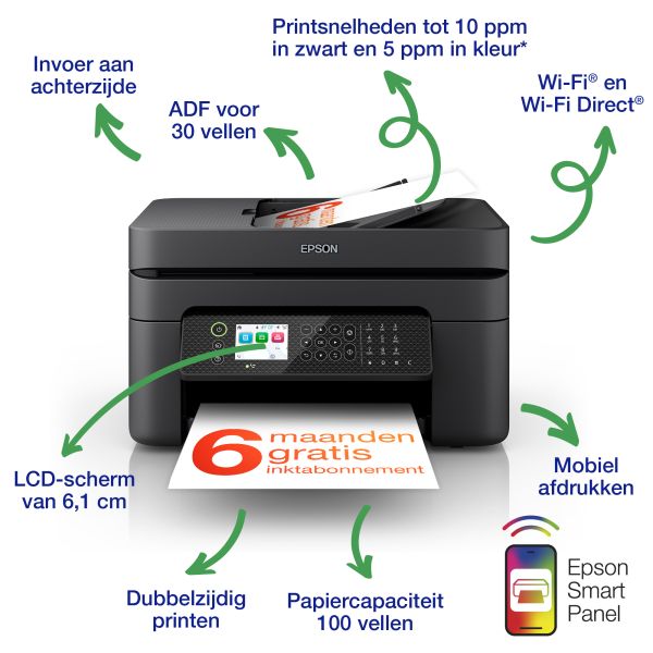 Epson WorkForce WF-2950DWF (C11CK62402)