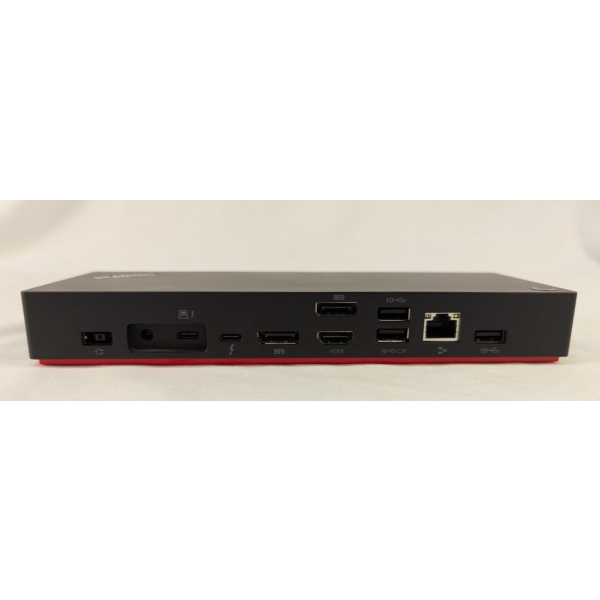 Lenovo ThinkPad Thunderbolt 4 WorkStation Dock - Dockingstation - Thunderbolt 4 - HDMI, 2 x DP, Thunderbolt - 1GbE - 300 Watt -  (40B00300DK)