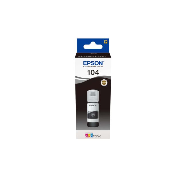 Epson 104 EcoTank Black ink bottle (C13T00P140)