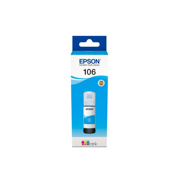 Epson 106 EcoTank Cyan ink bottle (C13T00R240)