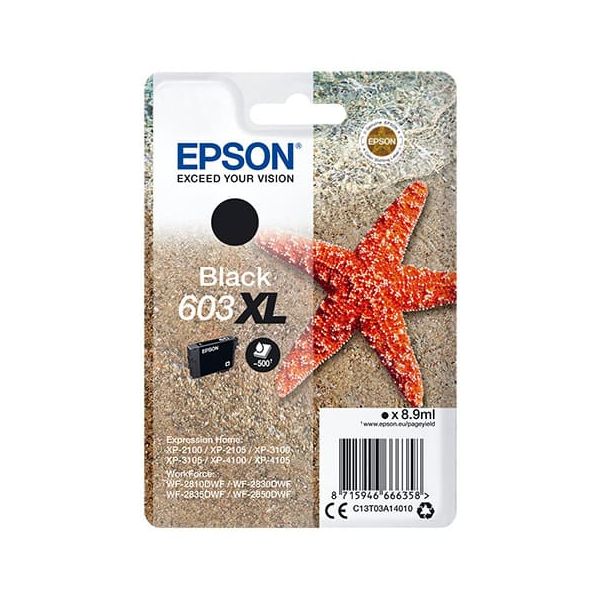 Epson Singlepack Black 603XL Ink (C13T03A14010) Epson Singlepack Black 603XL Ink (C13T03A14010)