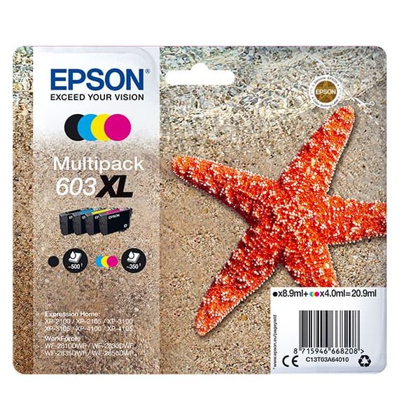 Epson Multipack 4-colours 603XL Ink (C13T03A64020) Epson Multipack 4-colours 603XL Ink (C13T03A64020)