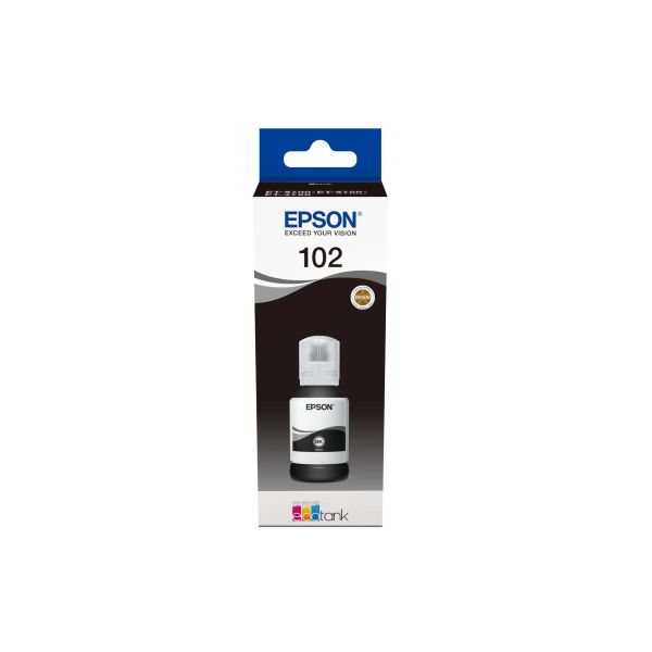 Epson 102 EcoTank Pigment Black ink bottle (C13T03R140)