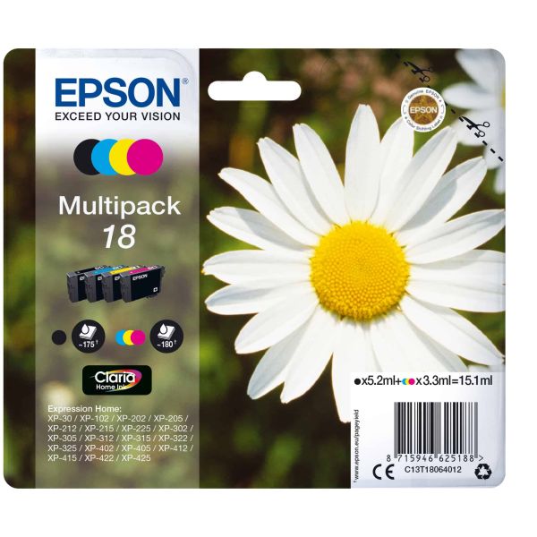 Epson Daisy Claria Home Ink-reeks (C13T18064022)