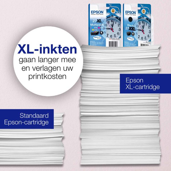 Epson Alarm clock Singlepack Black 27 DURABrite Ultra Ink (C13T27014012) Epson Alarm clock Singlepack Black 27 DURABrite Ultra Ink (C13T27014012)