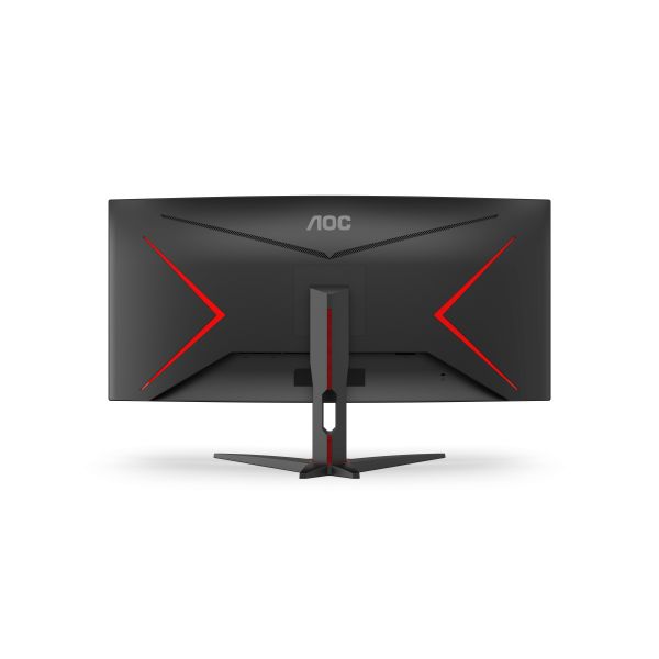 AOC G2 CU34G2XE/BK LED display 86,4 cm (34") 3440 x 1440 Pixels Wide Quad HD LCD Zwart, Rood (CU34G2XE/BK)