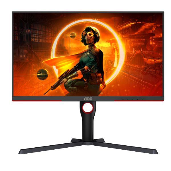 AOC G3 Q27G3XMN/BK computer monitor 68,6 cm (27") 2560 x 1440 Pixels 2K Ultra HD LED Zwart, Rood (Q27G3XMN/BK) AOC G3 Q27G3XMN/BK computer monitor 68,6 cm (27") 2560 x 1440 Pixels 2K Ultra HD LED Zwart, Rood (Q27G3XMN/BK)
