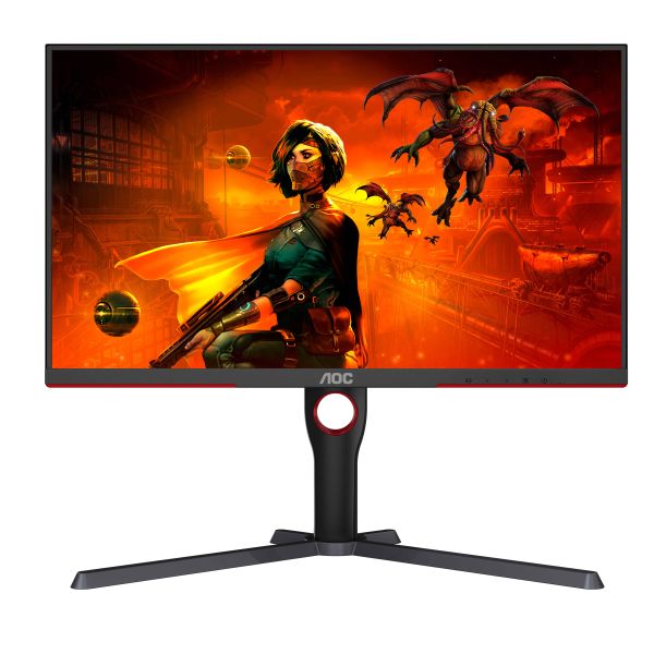 AOC G3 U27G3X/BK computer monitor 68,6 cm (27") 3840 x 2160 Pixels 4K Ultra HD LED Zwart, Rood (U27G3X/BK)
