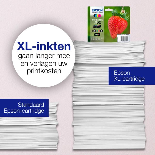 Epson Strawberry Singlepack Magenta 29XL Claria Home Ink (C13T29934022)