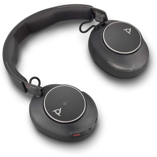 POLY Voyager Surround 80 UC Microsoft Teams Certified USB-C Headset + USB-C/A-adapter (8H2G3AA)