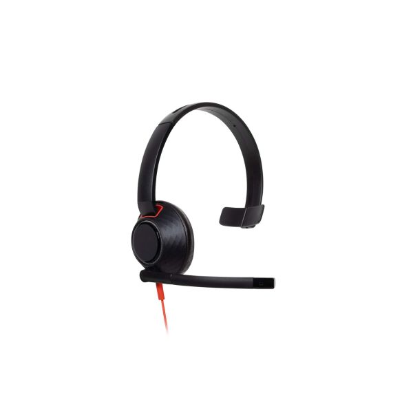 HP Poly Blackwire 5210 mono USB-C-headset + 3,5 mm stekker + USB-C/A-adapter (bulk)