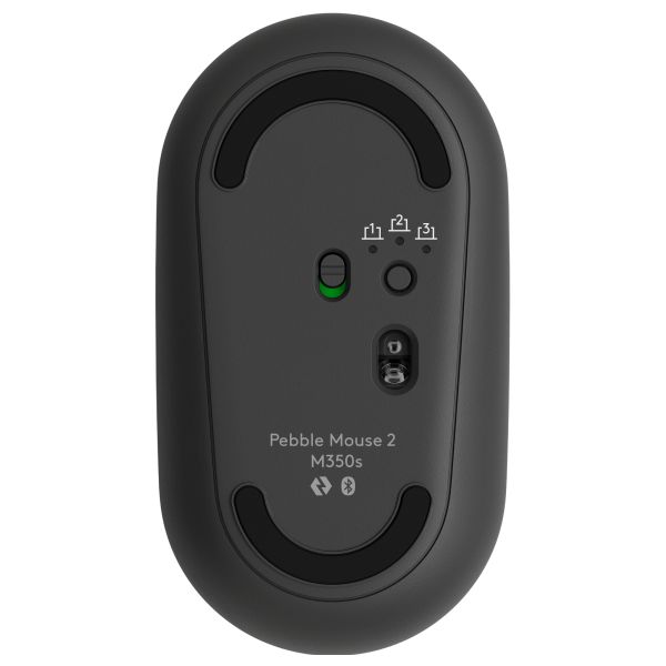Logitech Pebble 2 Combo for Mac toetsenbord Inclusief muis Universeel RF-draadloos + Bluetooth QWERTY US International Grafiet (920-012244)