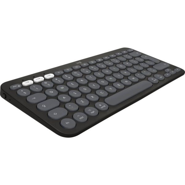 Logitech Pebble 2 Combo for Mac toetsenbord Inclusief muis Universeel RF-draadloos + Bluetooth QWERTY US International Grafiet (920-012244)