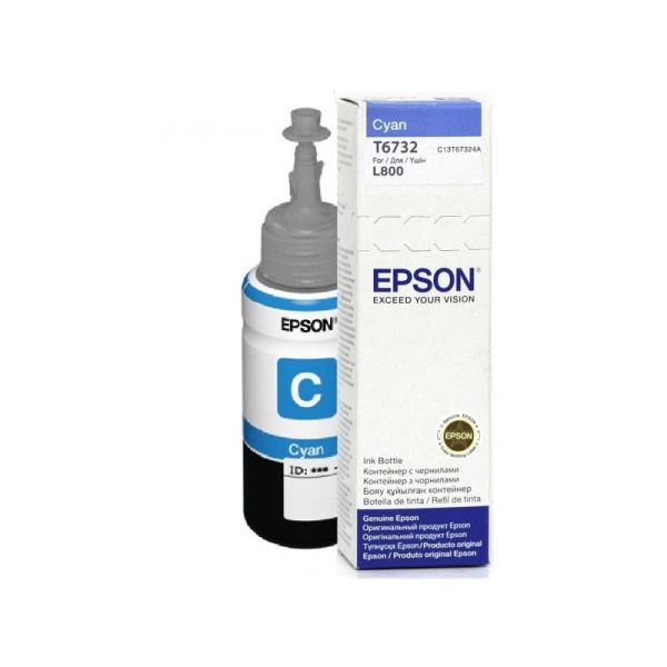 Epson T6732 inktcartridge 1 stuk(s) Origineel Normaal rendement Foto cyaan (C13T67324A) Epson T6732 inktcartridge 1 stuk(s) Origineel Normaal rendement Foto cyaan (C13T67324A)