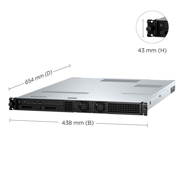 HP Z4 Rack G5 Intel® Xeon® W w3-2425 16 GB DDR5-SDRAM 512 GB SSD NVIDIA T400 Windows 11 Pro Rekgemonteerd chassis Workstation Zwart (5E8R5EA#ABB)