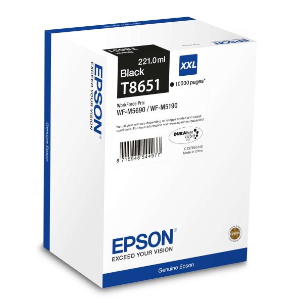 Epson Ink Cartridge Black 10K (C13T865140)