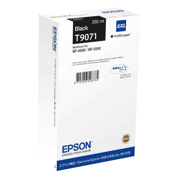 Epson WF-6xxx Ink Cartridge Black XXL (C13T907140) Epson WF-6xxx Ink Cartridge Black XXL (C13T907140)