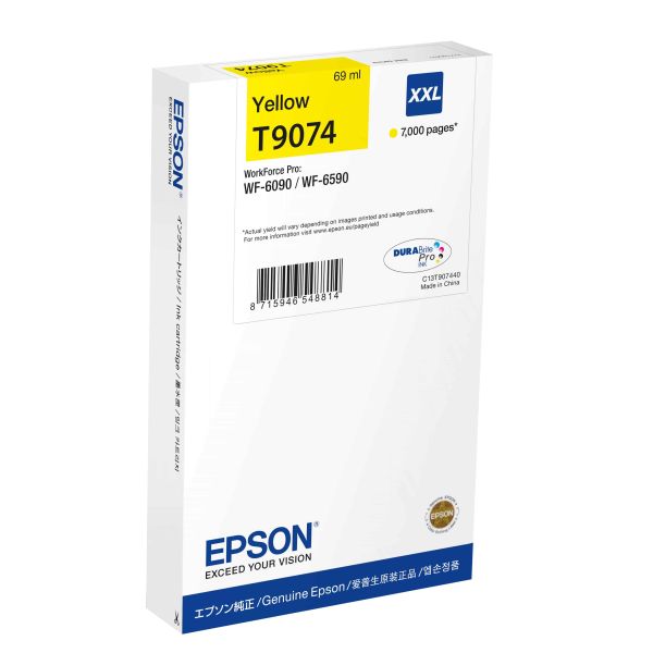 Epson WF-6xxx Ink Cartridge Yellow XXL (C13T907440) Epson WF-6xxx Ink Cartridge Yellow XXL (C13T907440)