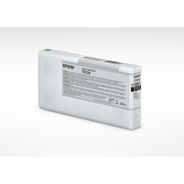 Epson T9139 Light Light Black Ink Cartridge (200ml) (C13T913900) Epson T9139 Light Light Black Ink Cartridge (200ml) (C13T913900)