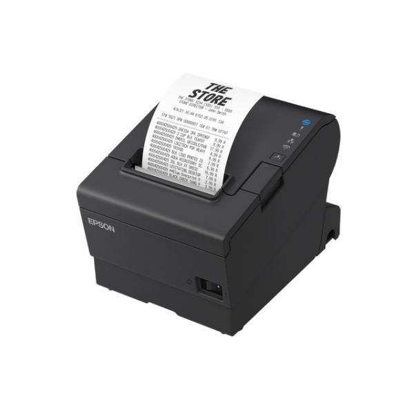Epson TM-T88VII (132): USB, Ethernet, PoweredUSB, Black (C31CJ57132)