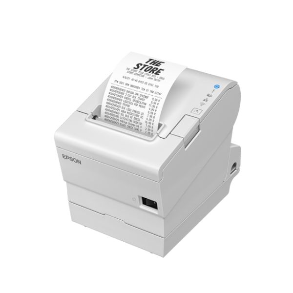 Epson TM-T88VII (151A0): USB, Ethernet, Fixed Interface, PS, UK, White (C31CJ57151A0)
