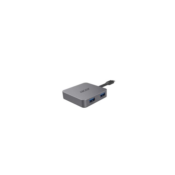 Acer 4-in-1 Type-C Dongle Bedraad USB 3.2 Gen 1 (3.1 Gen 1) Type-C Zilver (HP.DSCAB.014)